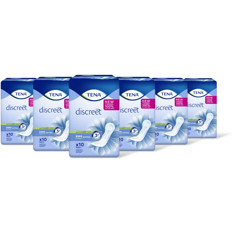 Tena Discreet extra 6-pack