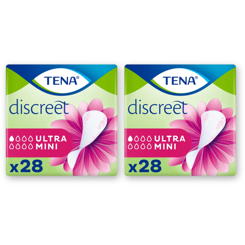 Tena Discreet ultra mini inlegkruisjes 2-pack