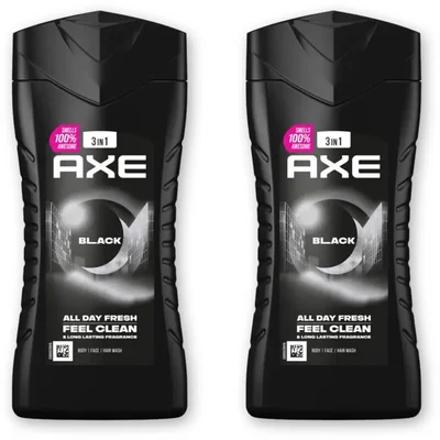 Axe Black showergel 2-pack