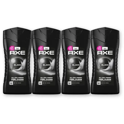 Axe Black showergel 4-pack
