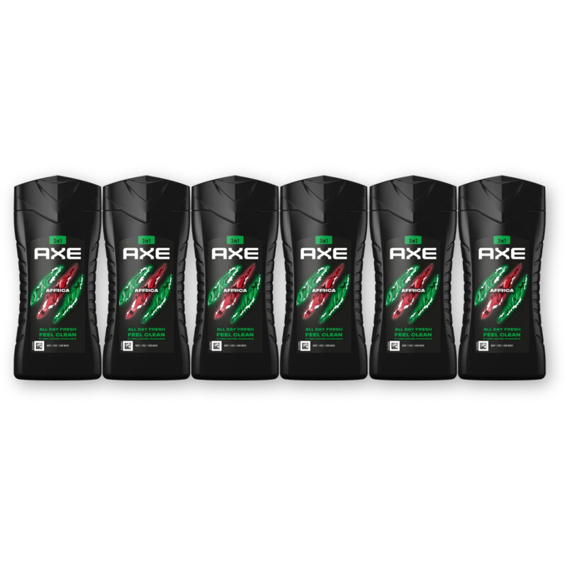 Axe Africa showergel 6-pack