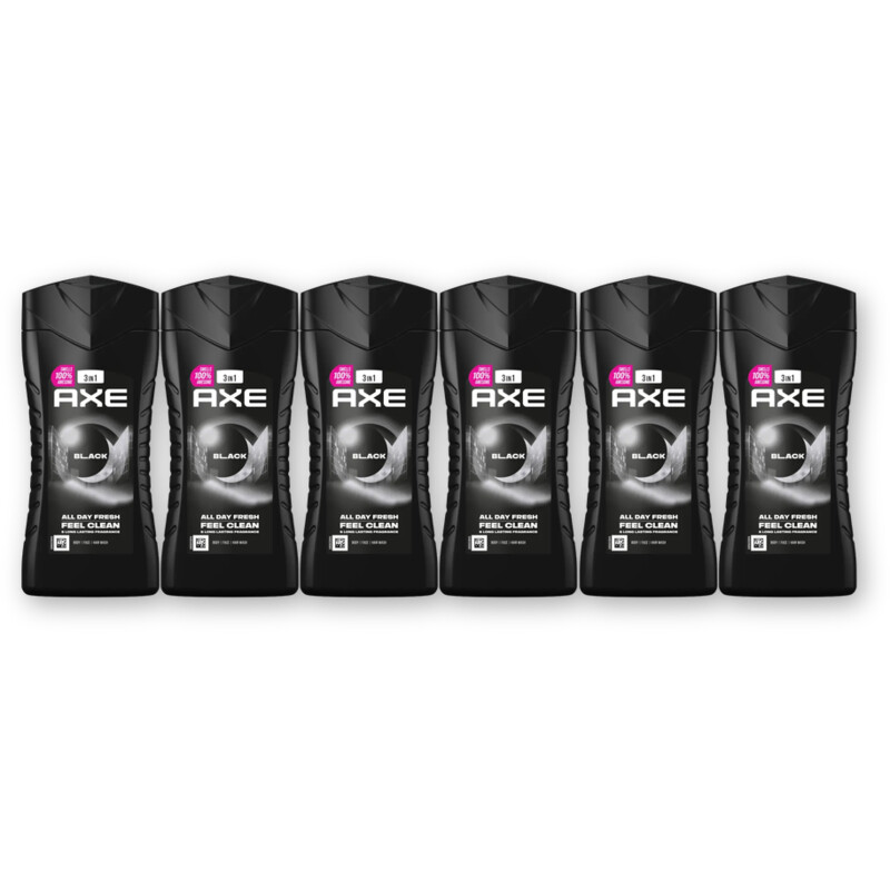 Axe Black showergel 6-pack