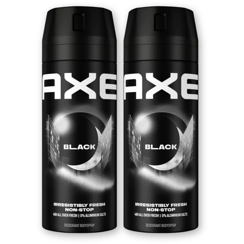 Axe Black deodorant bodyspray 2-pack