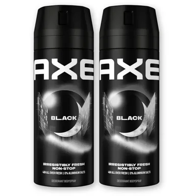 Axe Black deodorant bodyspray 2-pack
