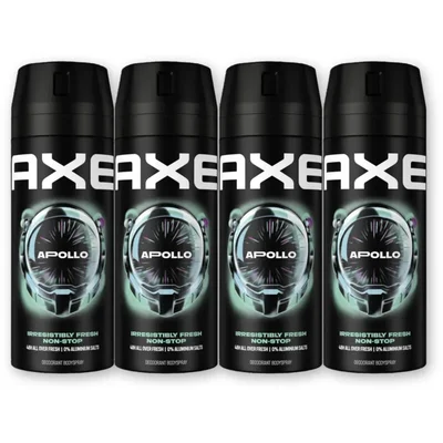 Axe Apollo deodorant bodyspray 4-pack