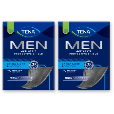 Tena Men active fit extra light 2-pack