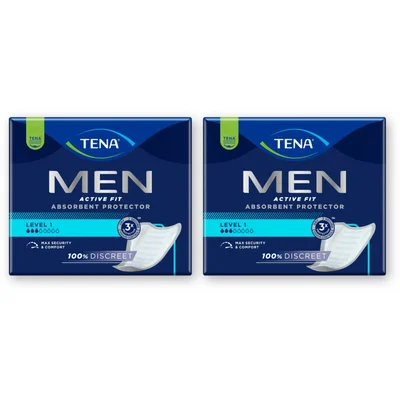 Tena Men active fit level 1 2-pack