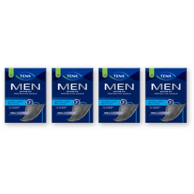 Tena Men active fit extra light 4-pack