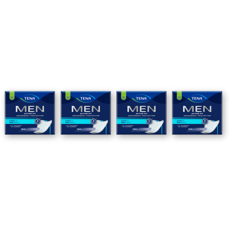 Tena Men active fit level 1 4-pack