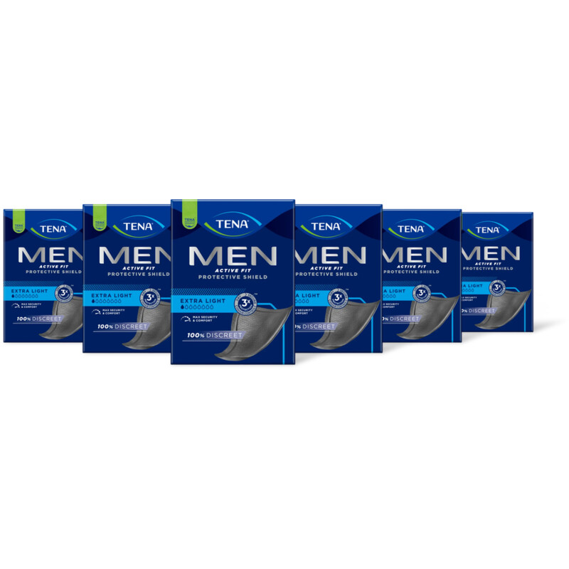 Tena Men active fit extra light 6-pack