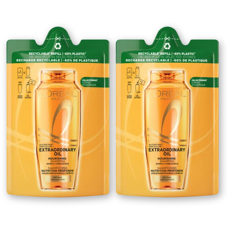 L'Oréal Paris Elvive Extraordinary oil shampoo ref 2-pack