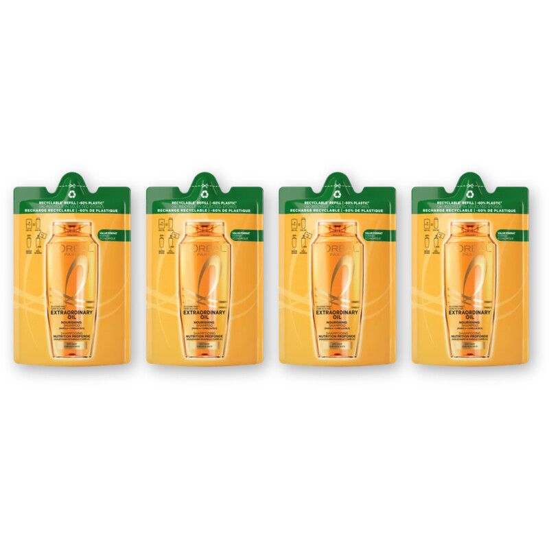 L'Oréal Paris Elvive Extraordinary oil shampoo ref 4-pack