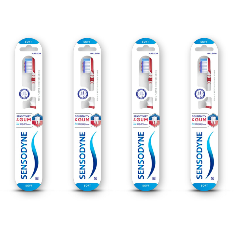 Sensodyne Complete Protect Tandenborstel Soft 4pk