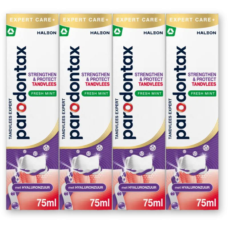 Parodontax Strengthen & protect freshmint 4-pack
