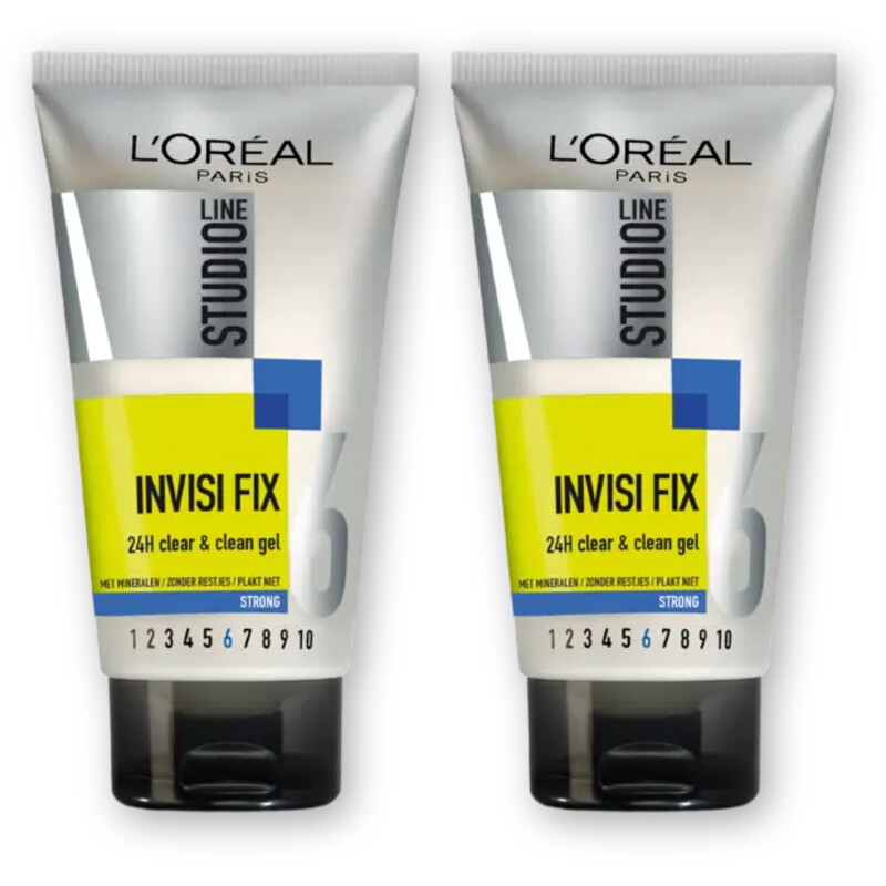 Studio Line Invisi Fix 24h clear & clean gel 2-pack