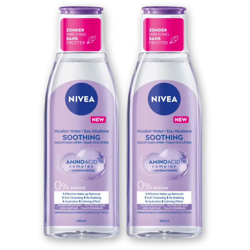NIVEA Gevoelige huid micellair water 2-pack