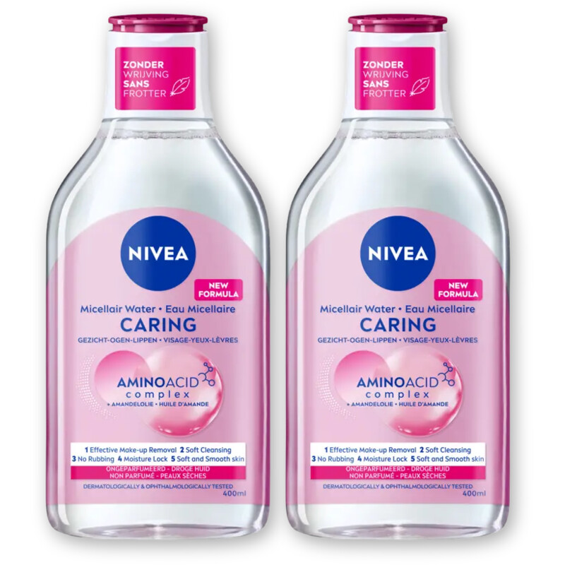 NIVEA Micellair water droge huid 2-pack