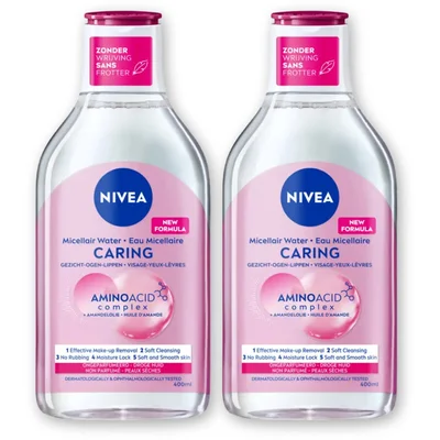 NIVEA Micellair water droge huid 2-pack