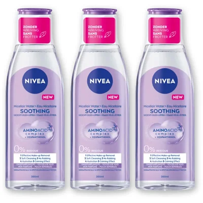 NIVEA Gevoelige huid micellair water 3-pack