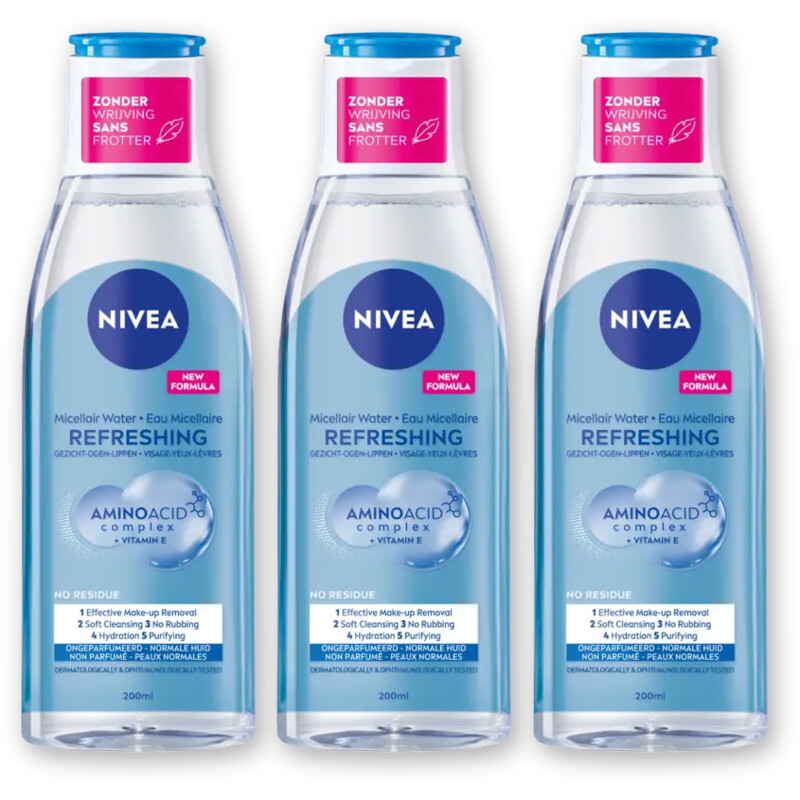 NIVEA Micellair water normale huid 3-pack