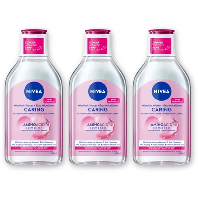 NIVEA Micellair water droge huid 3-pack