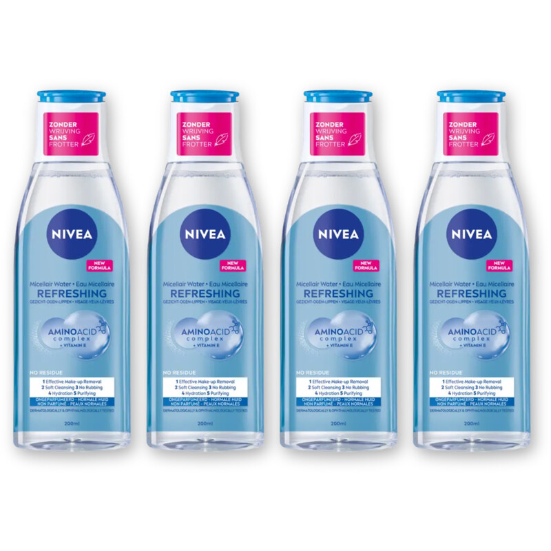 NIVEA Micellair water normale huid 4-pack