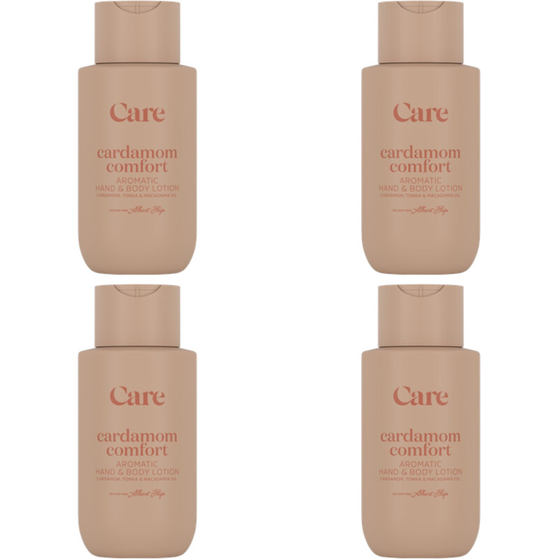 Care Cardamom hand & body lotion 4-pack