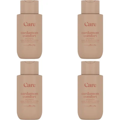 Care Cardamom hand & body lotion 4-pack