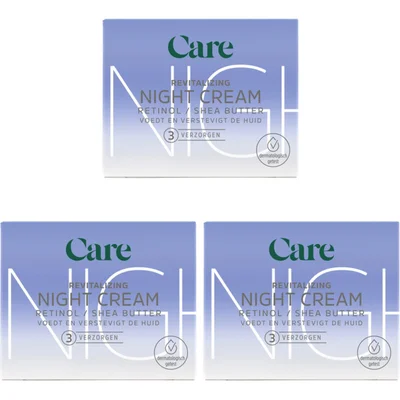 Care Revitalizing night cream 3-pack