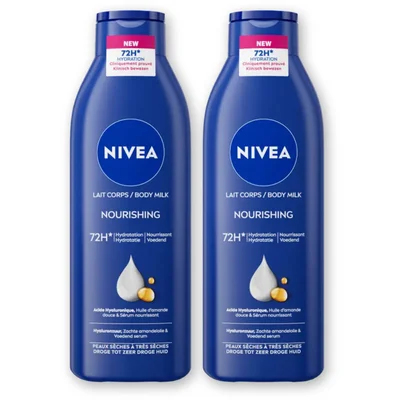 NIVEA Verzorgende body milk 2-pack