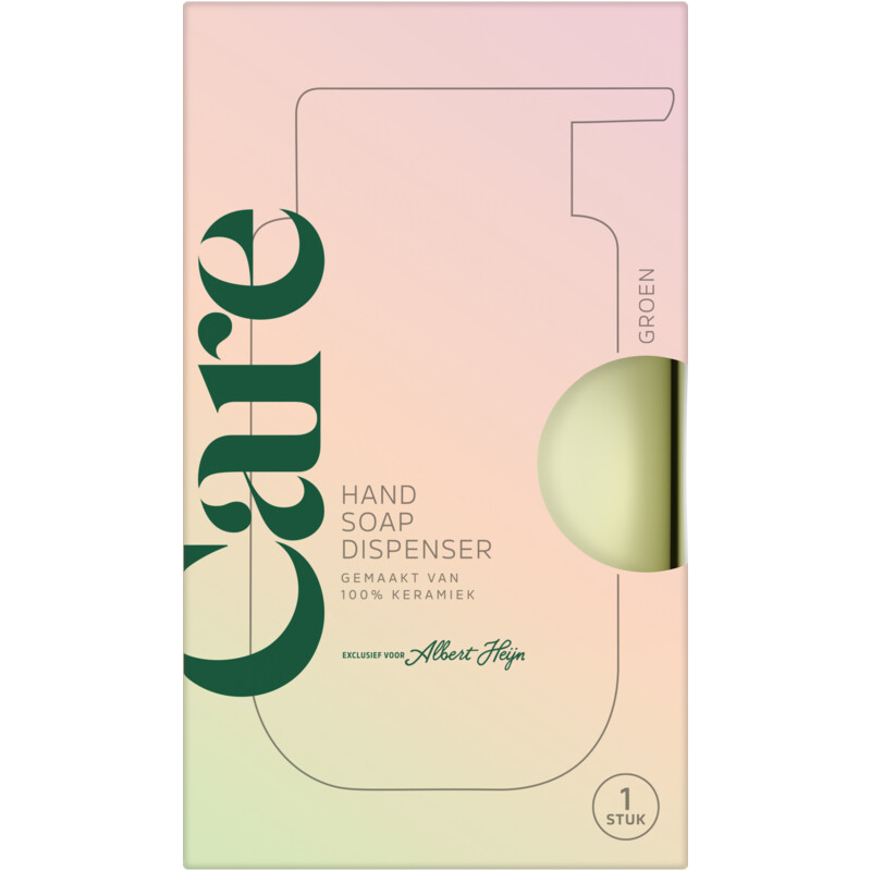 Care Hand soap dispenser groen