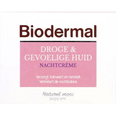 Biodermal Droge & gevoelige huid nachtcrème