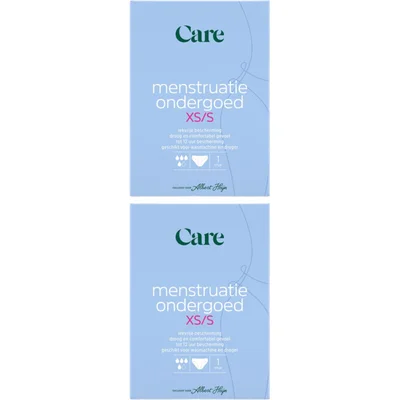 Care Menstruatie ondergoed maat XS-S 2-pack