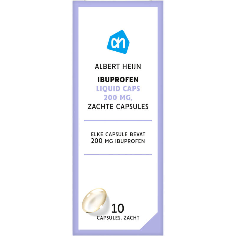 AH Ibuprofen liquid caps 200mg