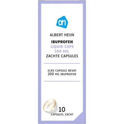 AH Ibuprofen liquid caps 200mg