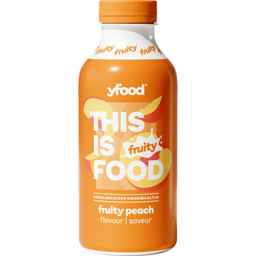 Yfood This is food drinkmaaltijd peach