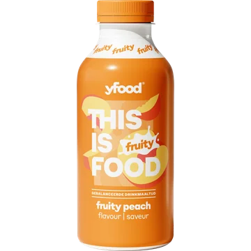 Yfood This is food drinkmaaltijd peach