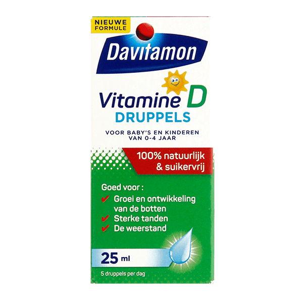 Davitamon Vitamine D druppels baby en kinderen