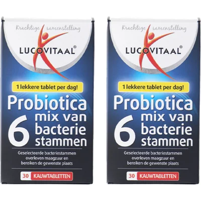 Lucovitaal Probiotica kauwtabletten 2-pack