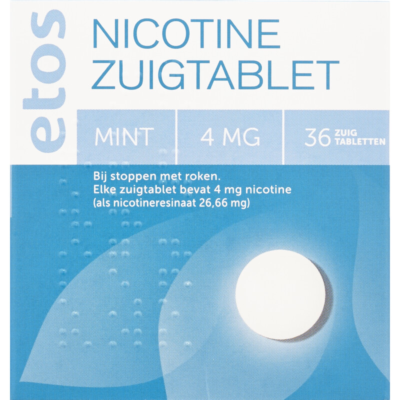 Etos Nicotine zuigtabletten 4 mg