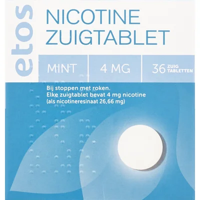 Etos Nicotine zuigtabletten 4 mg
