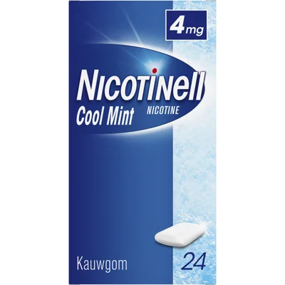 Nicotinell Cool mint nicotine kauwgom 4mg