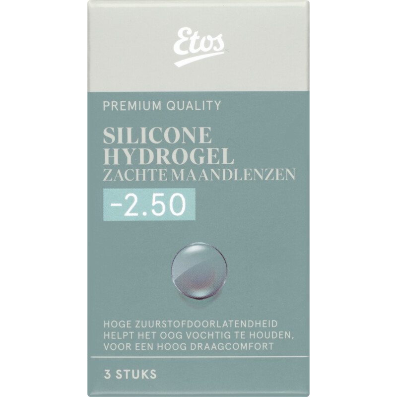 Etos Silicone zachte maandlenzen -2.50