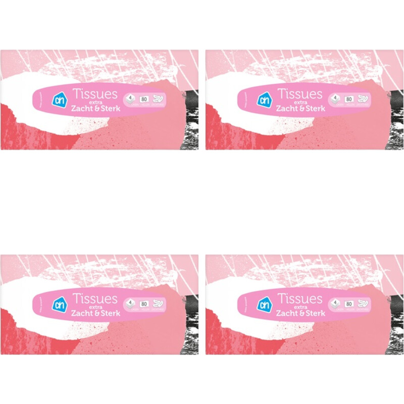 AH Tissues extra zacht & sterk 4-pack