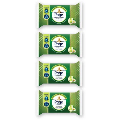 Page Aloe vera vochtig toiletpapier 4-pack