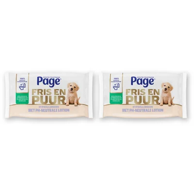 Page Puur vochtig toiletpapier 2-pack