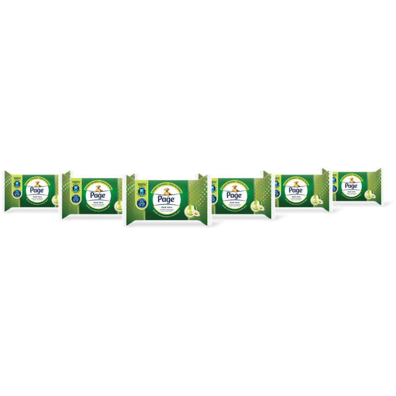 Page Aloe vera vochtig toiletpapier 6-pack
