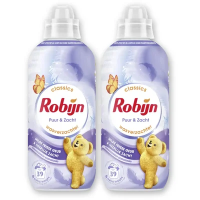 Robijn Wasverzachter puur & zacht 2-pack