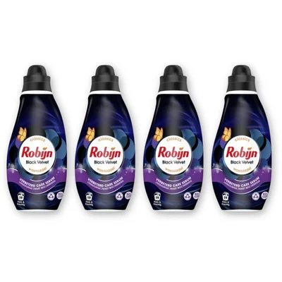Robijn K&K black velvet wasmiddel 4-pack