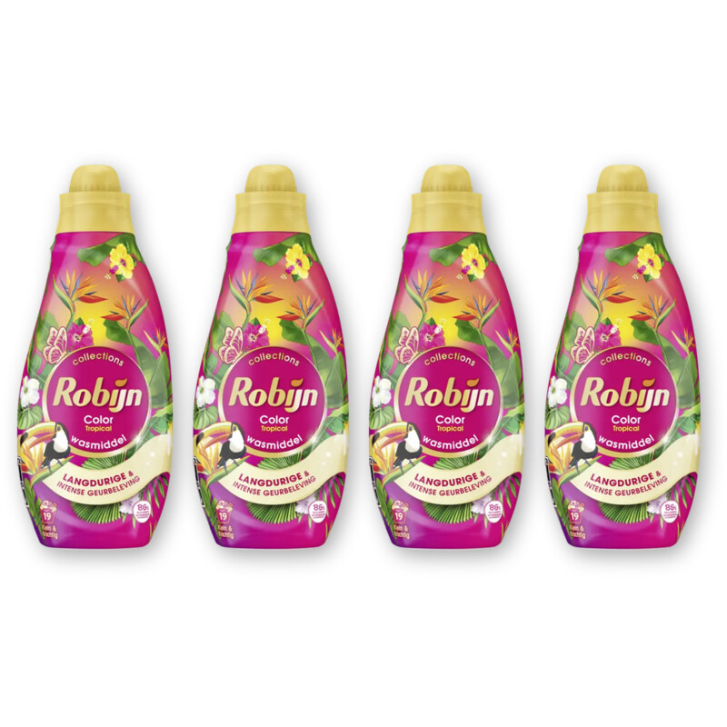 Robijn Color tropical wasmiddel 4-pack